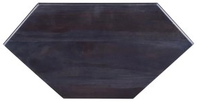 Comoda TV de colt, 80x40x49 cm, negru deschis, lemn masiv mahon 1, light black