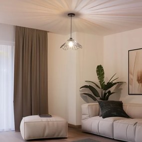 Brilagi - Lustră LED pe cablu CERIA WIRE, 1xE27/40W/230V, Ø 40 cm, neagră