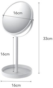 Oglindă cosmetică ø 17,5 cm Tower – YAMAZAKI