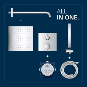 Grohe Vitalio Start set de dus ascuns cu termostat da crom 34881000