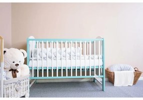 New Baby Crib Elsa, alb-mint