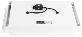 Set de 6 spoturi încastrate albe reglabile AR111 fără ramă cu 2 lumini - Oneon