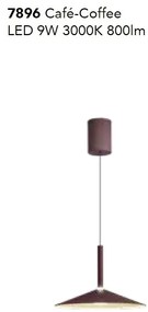 Lustra/Pendul LED reglabil CALICE cafeniu 9W