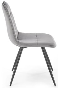 Scaun de bucaterie Olindo, gri