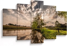 Tablou naturii cu raze de soae (150x105 cm)