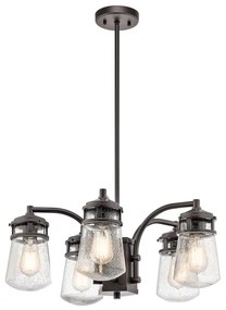 Lustră pe tijă de exterior Kichler KL-LYNDON-5P-AZ LYNDON 5xE27/60W/230V IP44