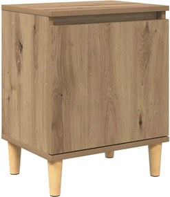 vidaXL Dulap de noapte Stejar Artizanal 40 x 30 x 50 cm Lemn compozit