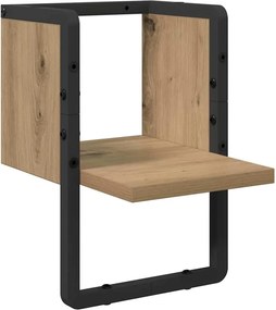 vidaXL Raft de perete Stejar artizanal 20 x 25 x 30 cm Lemn compozit