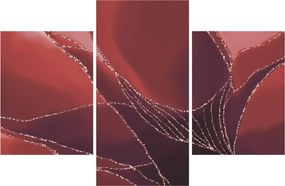 Tablou - Floare abstractă roșie N⁰2 (90x60 cm)