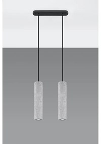 Lustră din beton Nice Lamps Fadre, lungime 34 cm