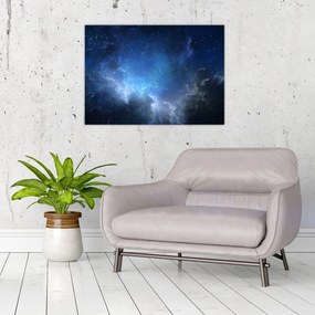 Tablou pe sticlă cu cerul (70x50 cm)