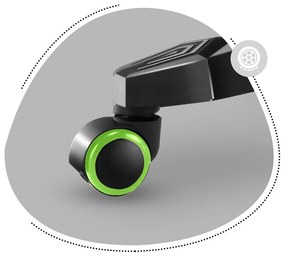 Scaun gaming pentru copii Rover 6 (negru + verde). 1087547
