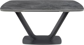 Masa extensibila deosebita design LUX Porcelain Marble 160-240cm