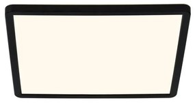 Plafoniera LED design silm IP54 baie Oja square 29 negru 3000-4000K 2015066103 NL