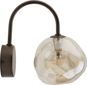 Brilagi - Aplică de perete VULCANO 1xG9/8W/230V bronz/bej fumuriu