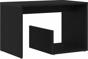 vidaXL Masă laterală Stejar Negru 59 x 36 x 38 cm Lemn compozit