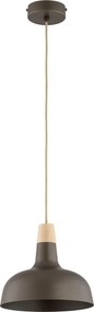 Lustră cu cablu RODOS 1xE27/15W/230V maro