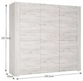 Dormitor GLOBAL256(inclusiv comoda)