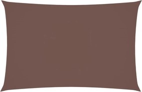 vidaXL Parasolar, maro, 2x4 m, țesătură oxford, dreptunghiular
