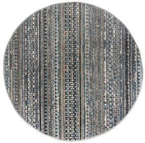 Covor albastru rotund 140x140 cm Camino – Flair Rugs