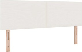 vidaXL Tăblie cap Crem 144 cm Țesătură din corduroy