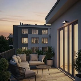 Aplica de perete exterior LED 3000K IP65 Rox negru