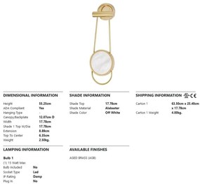 Aplica de perete LED design modern JERVIS
