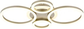 Globo 48039-40CO -LED Plafonieră LORETTA LED/40W/230V Ø 35,5x53 cm alamă
