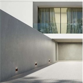 Spot aplicat perete exterior LED 3000K IP65 GOZ corten
