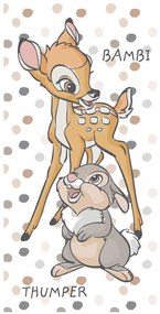 Disney Bambi Dotty prosop de baie, prosop de plajă 70x140cm