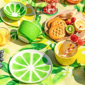 Altom Set de boluri din ceramică Tropicana lime12,5 cm, 2 buc.
