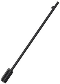 Aplica de perete LED design liniar GROPIUS negru, L-60cm, H-9cm