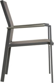 Set de scaune de grădină, gri  90 x 56,5 x 59,5 cm, 2 b