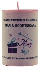 Lumânare parfumată Magic Days măr &amp; scorțișoară 7.5cm