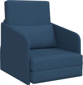 vidaXL Pat canapea 60cm albastru țesătură
