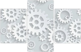 Tablou - Roți dințate (90x60 cm)