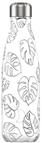 Sticlă termos Chilly's Bottles - Line Art Leaves 500ml, ediția Original