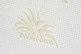 Topper saltea Aloe Vera Therapy Memory Arctic Gel 7 zone de confort, Green Future, 160x200 cm