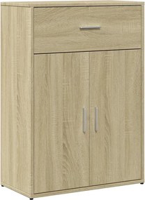 vidaXL Servantă, stejar sonoma, 60x30x84 cm, lemn compozit