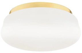 Plafoniera design modern Ombra auriu, alb