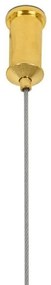 Lustra moderna cu 15 de surse de lumina LINEA R85 auriu