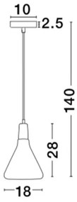Pendul design modern Ã˜18cm Juno NVL-8800902