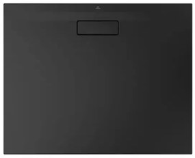 Cadita de dus dreptunghiulara Ideal Standard Ultra Flat New negru mat 100x80 cm