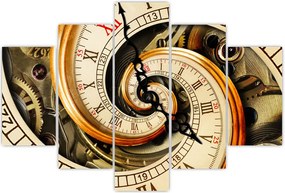Tablou cu ceas (150x105 cm)
