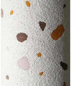 Pernă decorativă pentru copii crem bouclé/chenille Terrazzo Bolster – Wigiwama