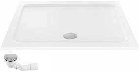 Cada pentru dus din acril Rea Belmond 80x100 alb