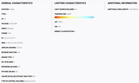 Lustra cu Ventilator si telecomanda JUST FAN XS LED negru