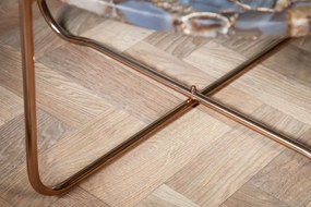 Masuta de cafea Noble 62cm agat albastru/ auriu