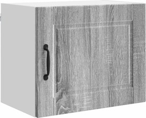 vidaXL Dulap de bucătărie cu raft 2 pcs Gri Sonoma 50 x 31 x 40 cm