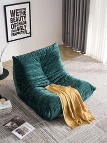 Fotoliu Lounge din Memory Foam HD 90x100x75 cm, Moises (Culoare: Grej)